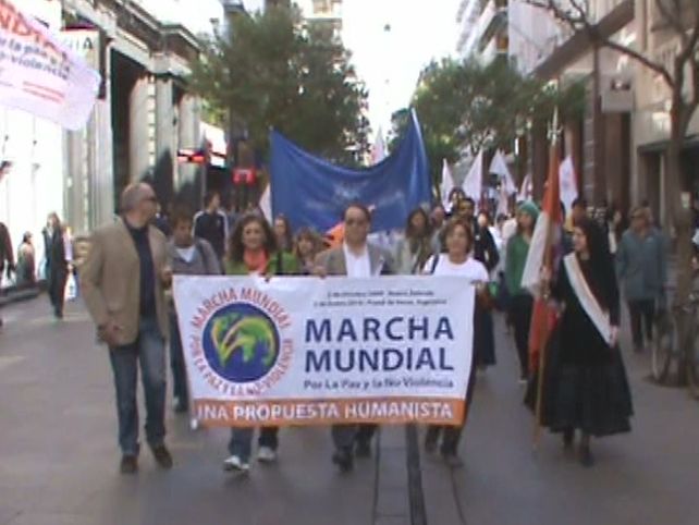 2009 Participamos en la Marcha Mundial por la Paz y la No Violencia